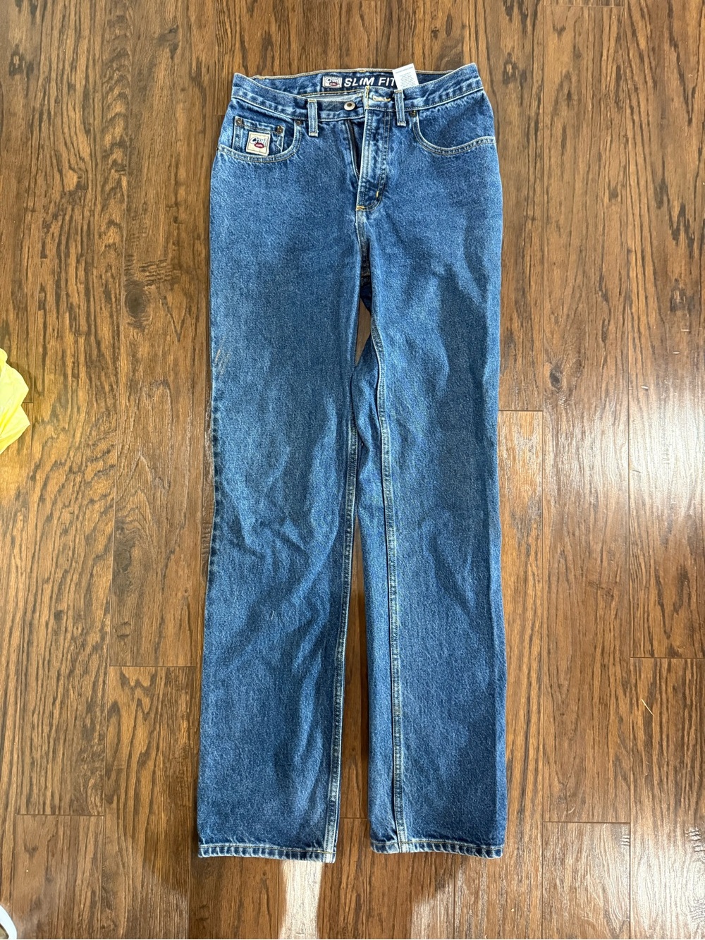 Cruel Girl Straight Leg Blue Denim Jeans